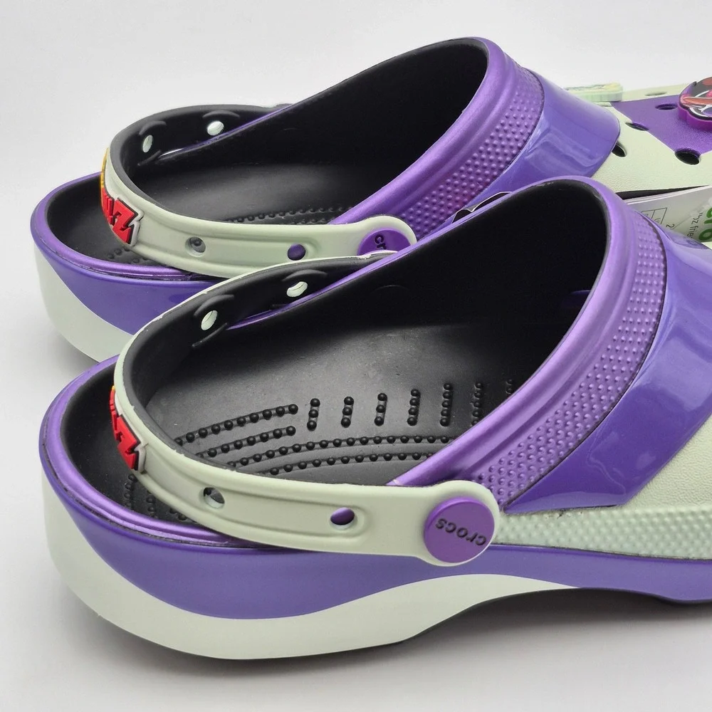 Crocs Dragon Ball Z Frieza Classic Clogs Purple Men's Size 10 Shoes Casual